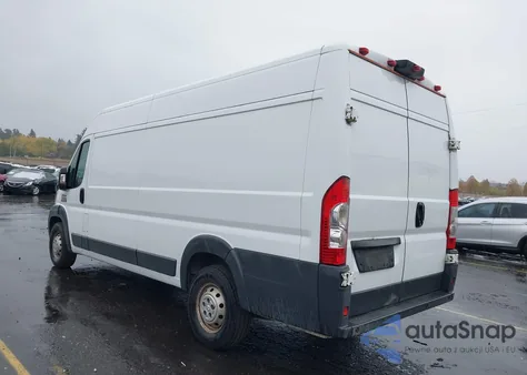 2017 Ram Promaster 3500 Cargo Van High Roof 159 Wb Ext from USA, damaged, VIN 3C6URVJG4HE505453